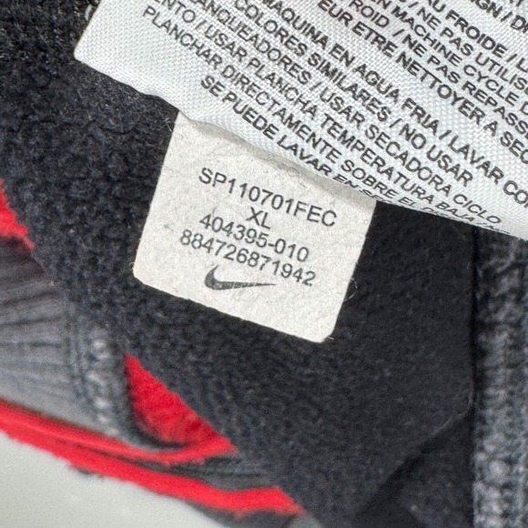 Jordan Bred Track Jacket Men XL Black Gray Full Zip Pocket Heavyweight Bomber - Picture 9 of 11